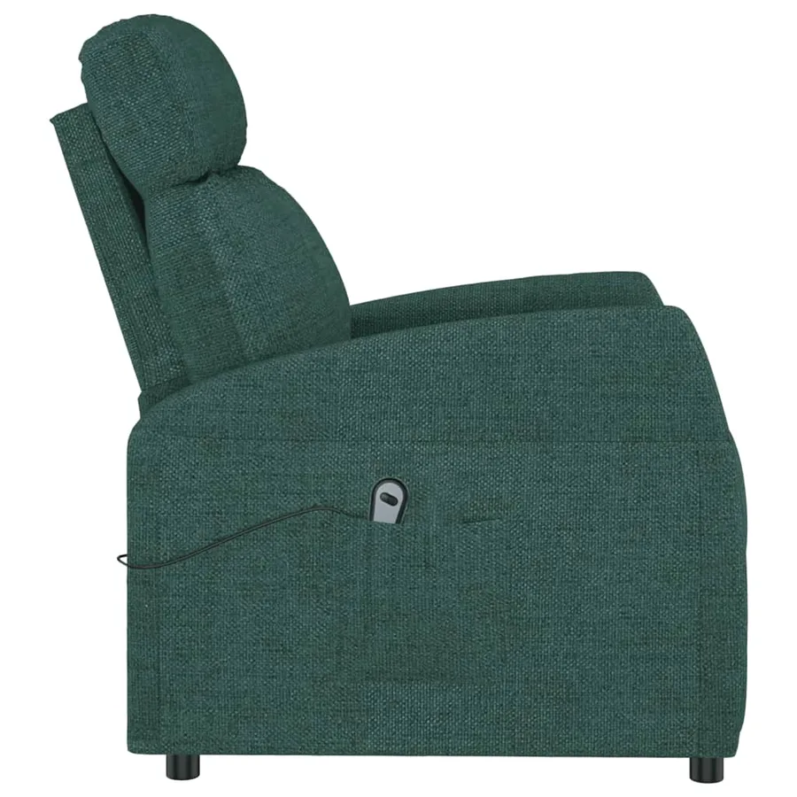 Fauteuil Vert foncé Tissu - 5