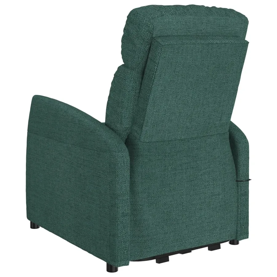 Fauteuil Vert foncé Tissu - 6