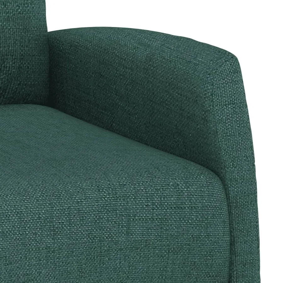 Fauteuil Vert foncé Tissu - 9