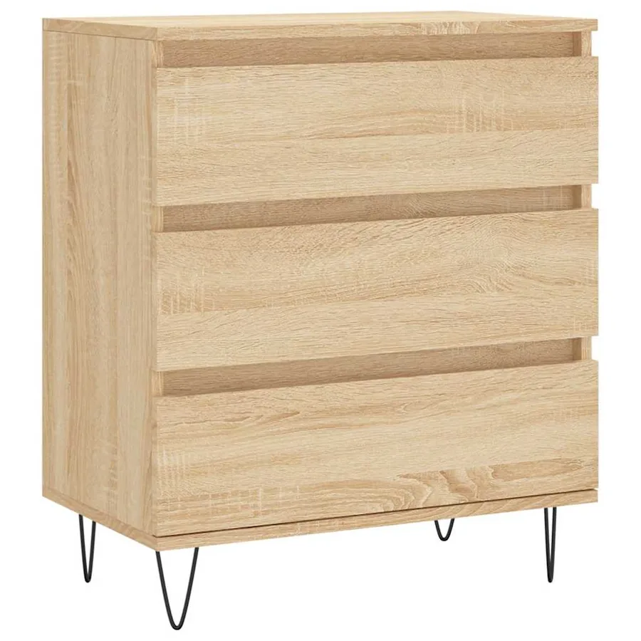 Buffet Chêne sonoma 60x35x70 cm Bois d'ingénierie - 2