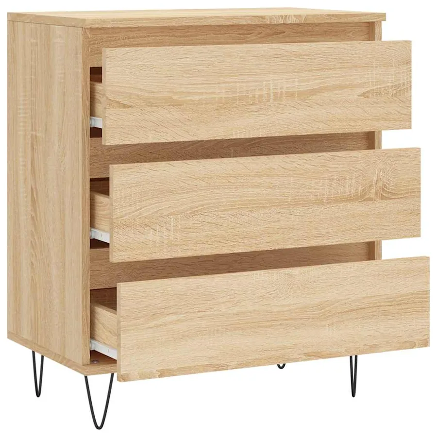 Buffet Chêne sonoma 60x35x70 cm Bois d'ingénierie - 6