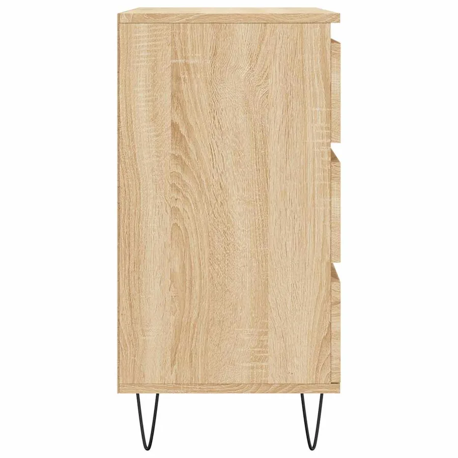 Buffet Chêne sonoma 60x35x70 cm Bois d'ingénierie - 7