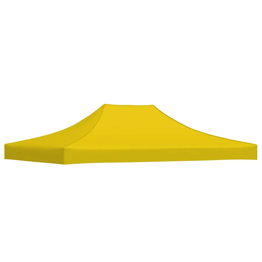 Toit de tente de réception 4x3 m Jaune 270 g/m² - 2