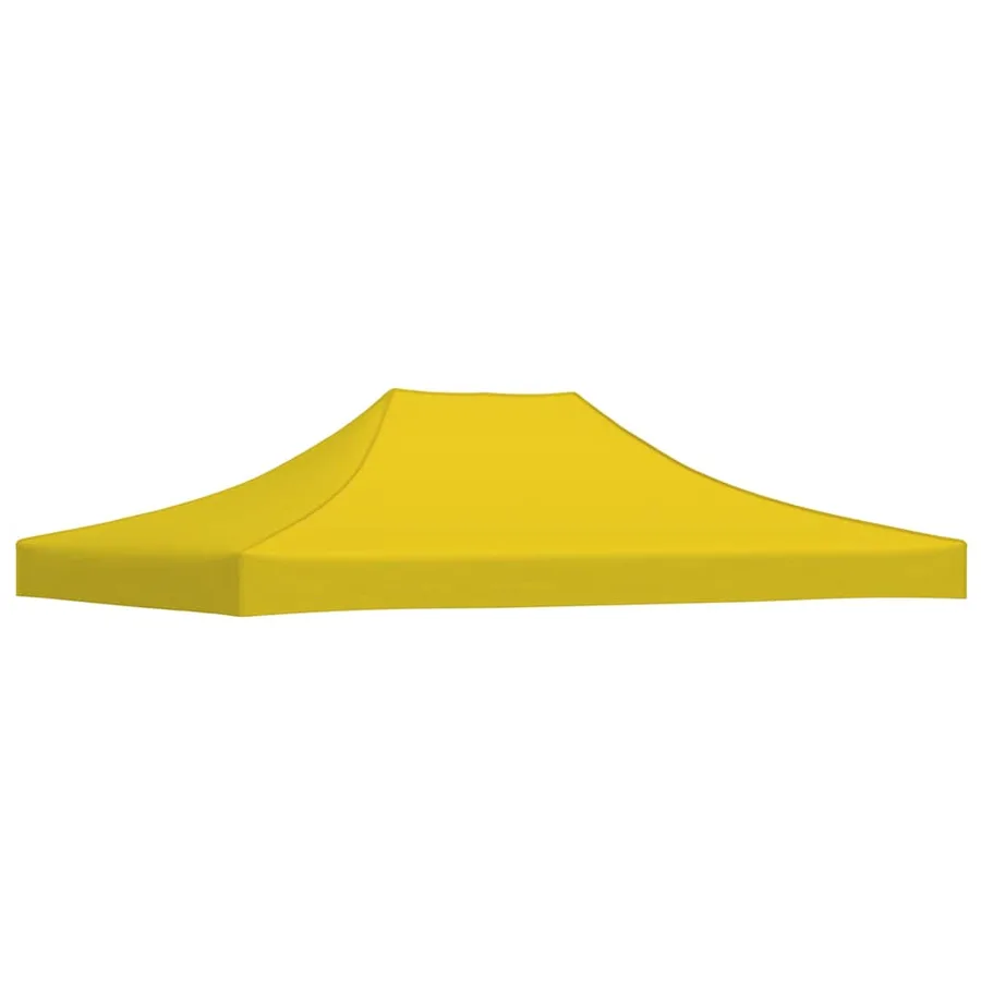 Toit de tente de réception 4x3 m Jaune 270 g/m² - 5