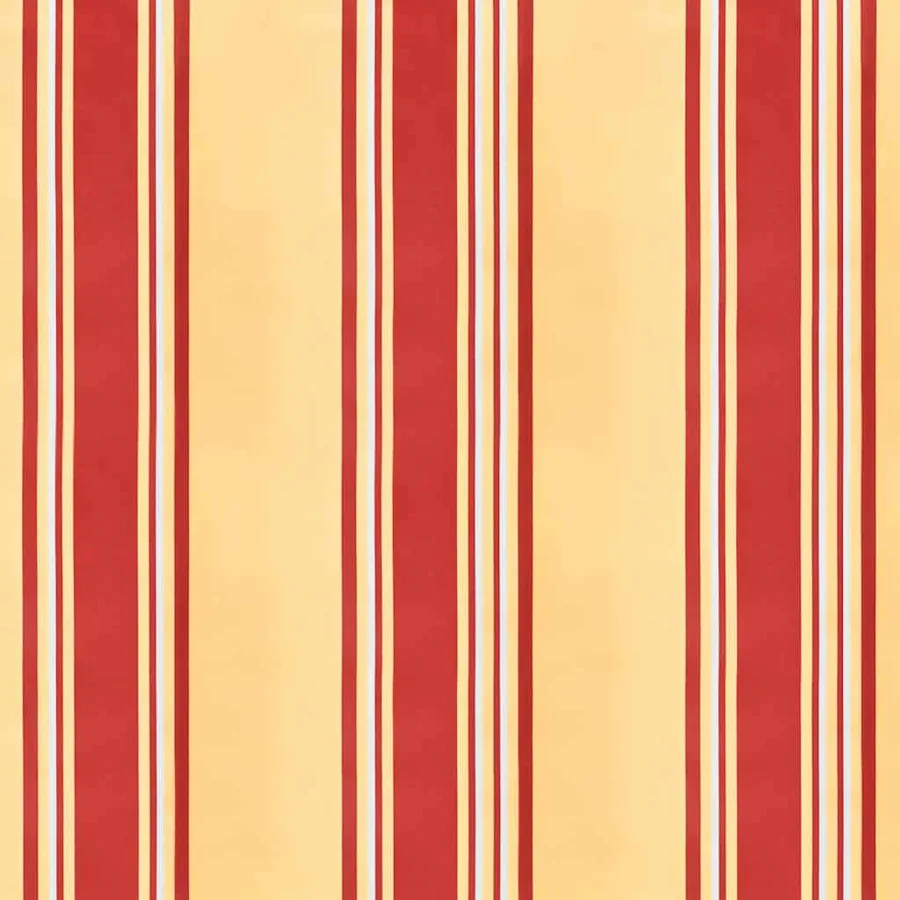 Auvent rétractable jaune et blanc 3,5x2,5 m tissu et aluminium - 14
