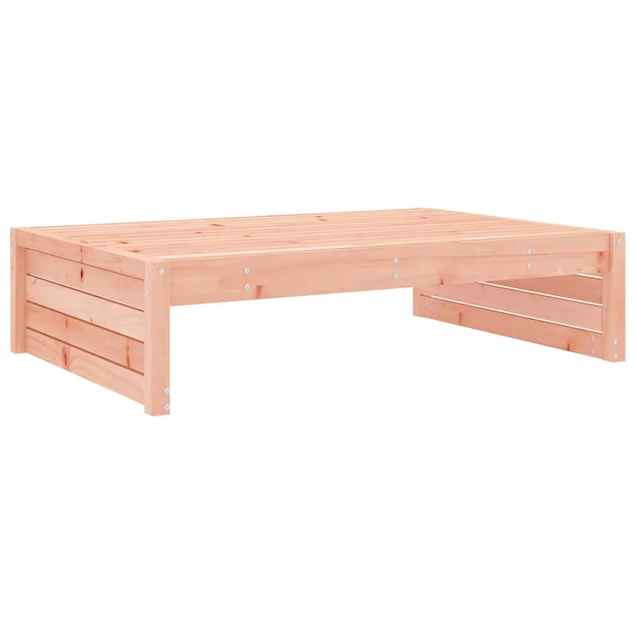 Repose-pied de jardin 120x80 cm massif de douglas - 4