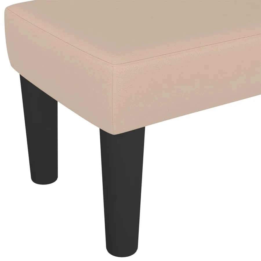 Banc Cappuccino 100x30x30 cm Similicuir - 5