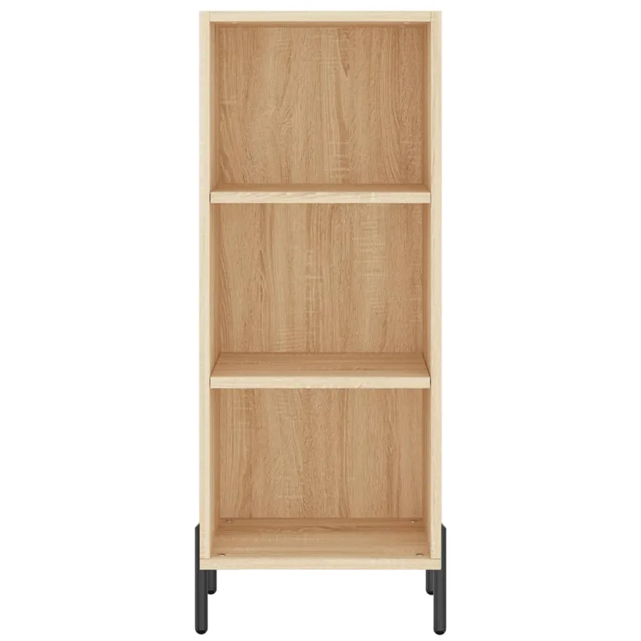Buffet chêne sonoma 34,5x32,5x90 cm bois d'ingénierie - 4