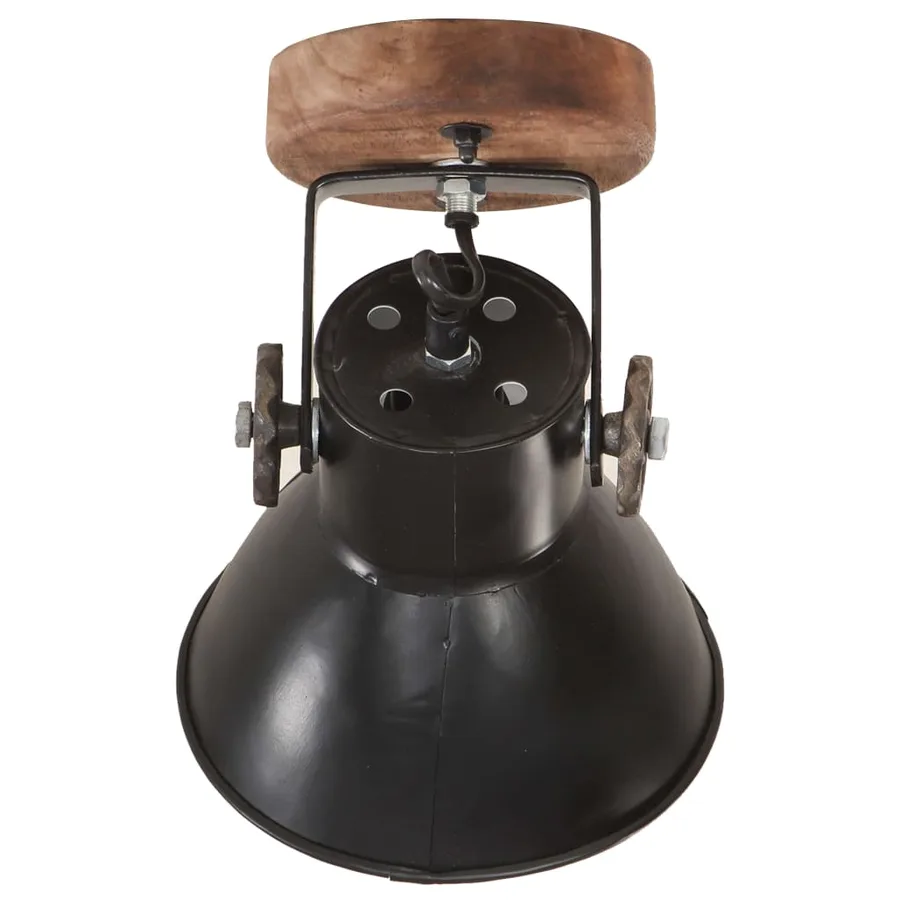 Lampe murale industrielle/de plafond 2 pcs Noir 20x25 cm E27 - 5