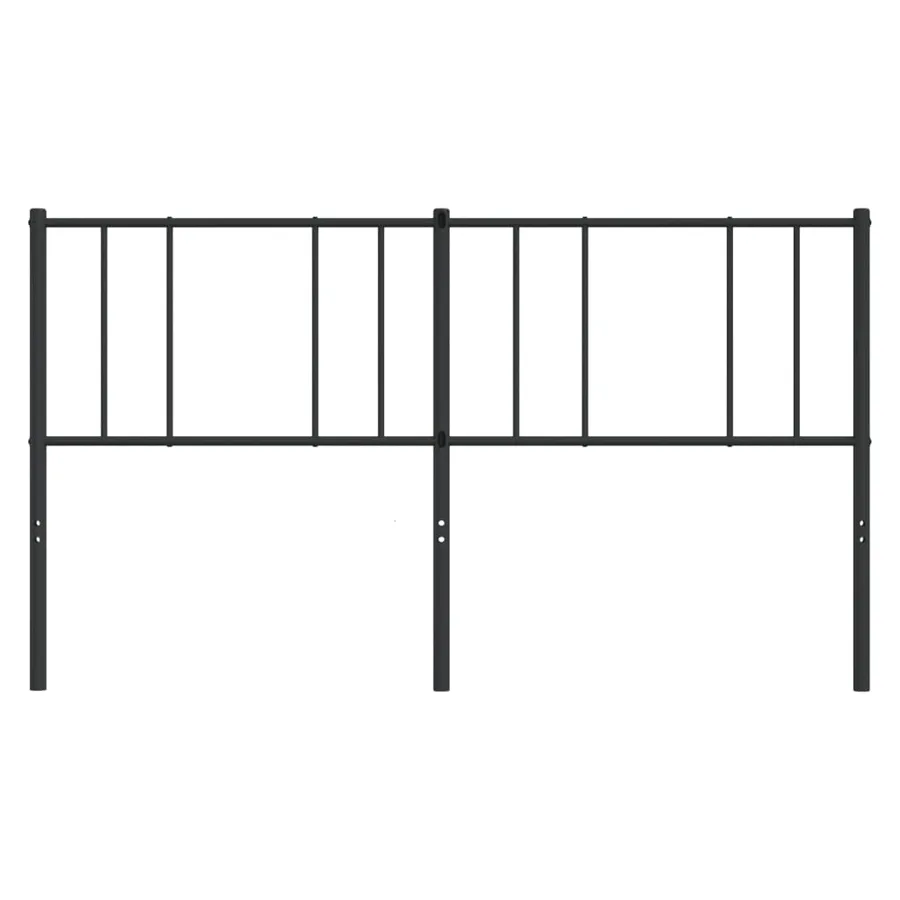 Tête de lit de remplacement métal noir 200 cm - 5