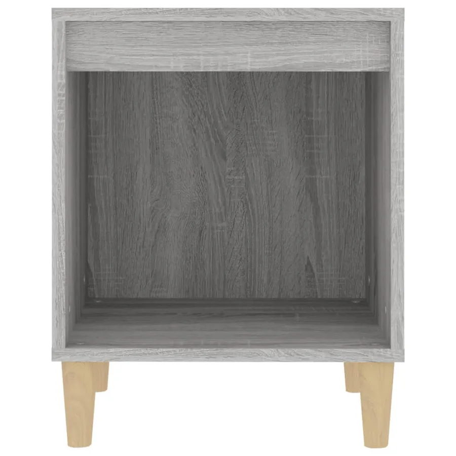 Tables de chevet 2 pcs Sonoma gris 40x35x50 cm - 6
