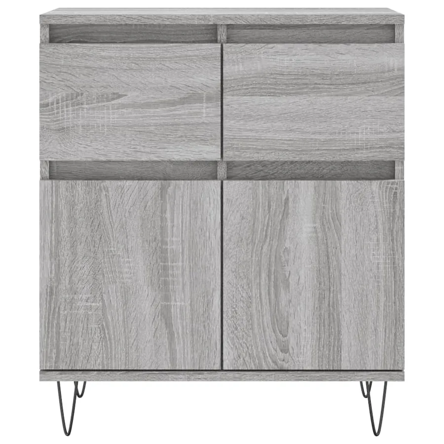 Buffet Sonoma gris 60x35x70 cm Bois d'ingénierie - 5