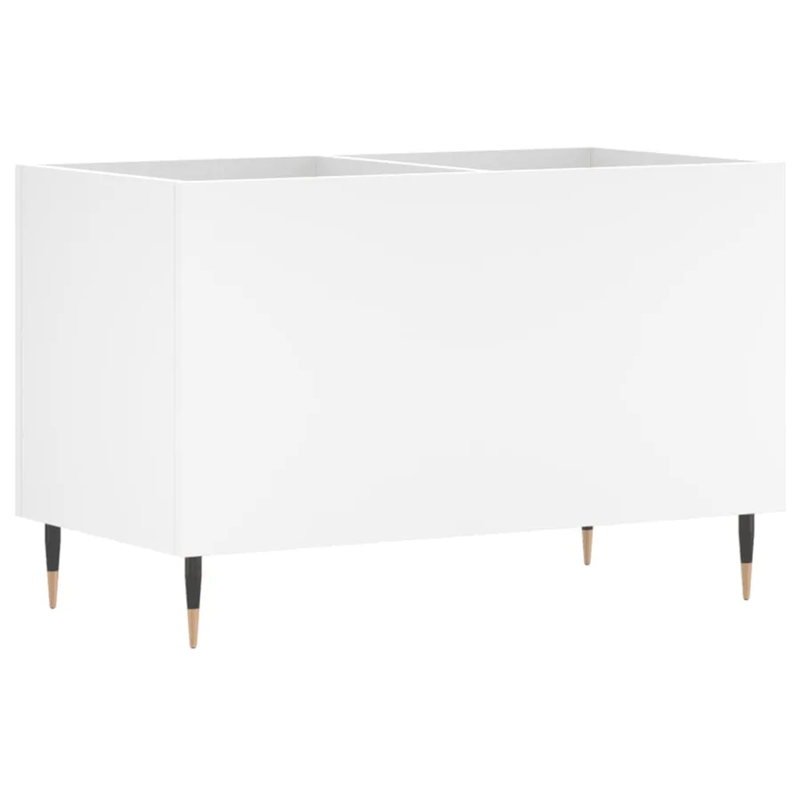 Armoire à disques blanc 74,5x38x48 cm bois d'ingénierie - 6