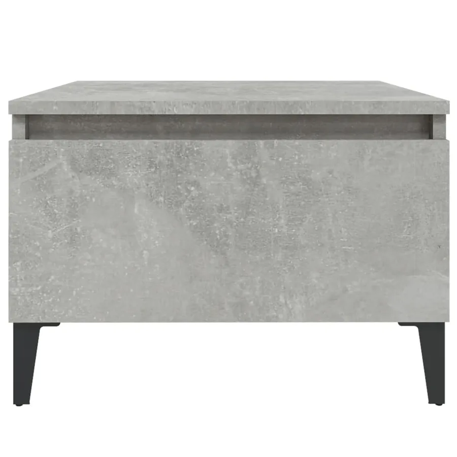 Tables d'appoint 2 pcs Gris béton 50x46x35 cm Bois d'ingénierie - 7
