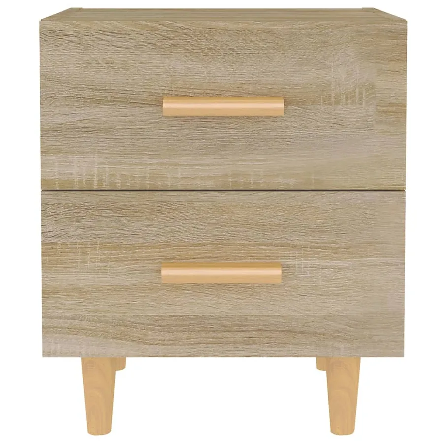 Table de chevet Chêne sonoma 40x35x47,5 cm - 3