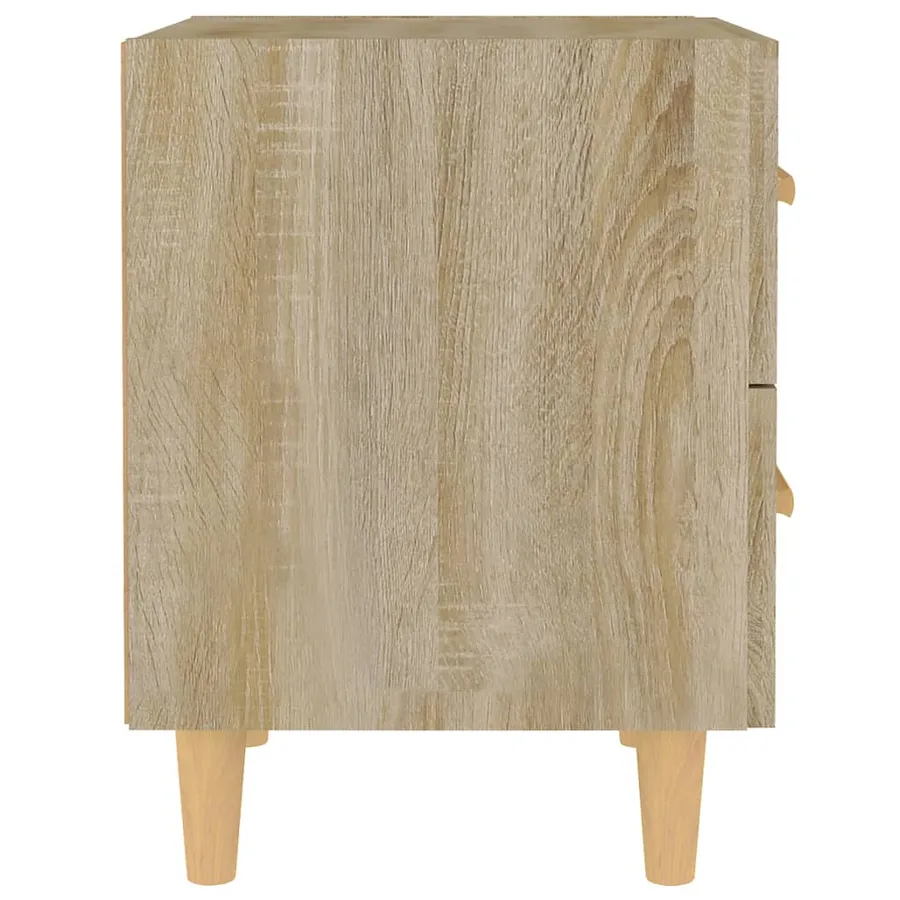 Table de chevet Chêne sonoma 40x35x47,5 cm - 4
