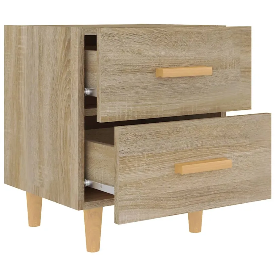 Table de chevet Chêne sonoma 40x35x47,5 cm - 5