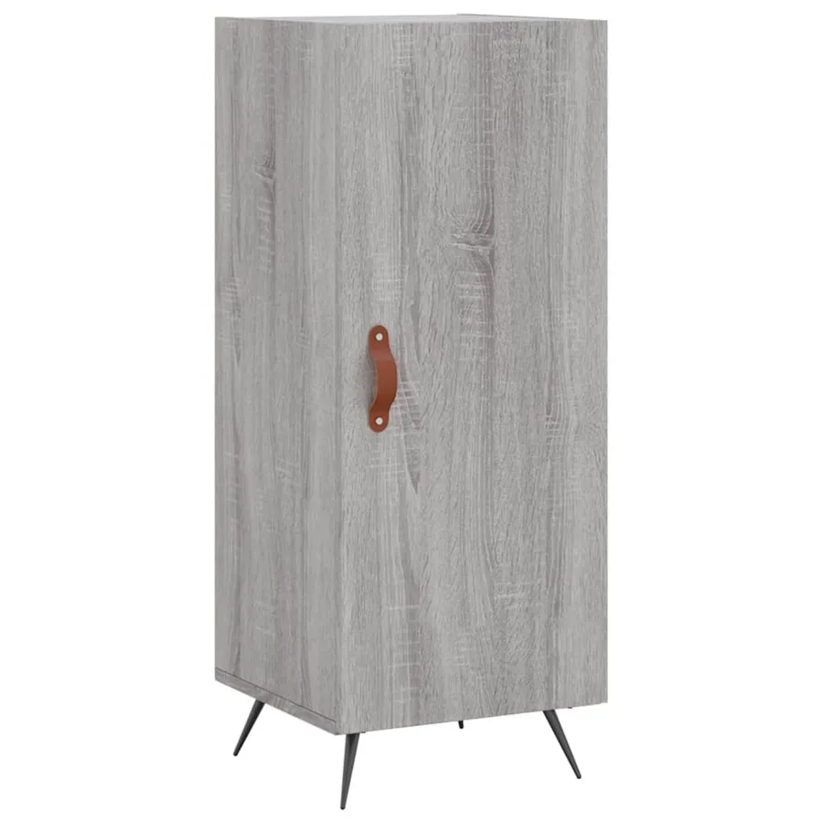 Buffet Sonoma gris 34,5x34x90 cm Bois d'ingénierie - 2