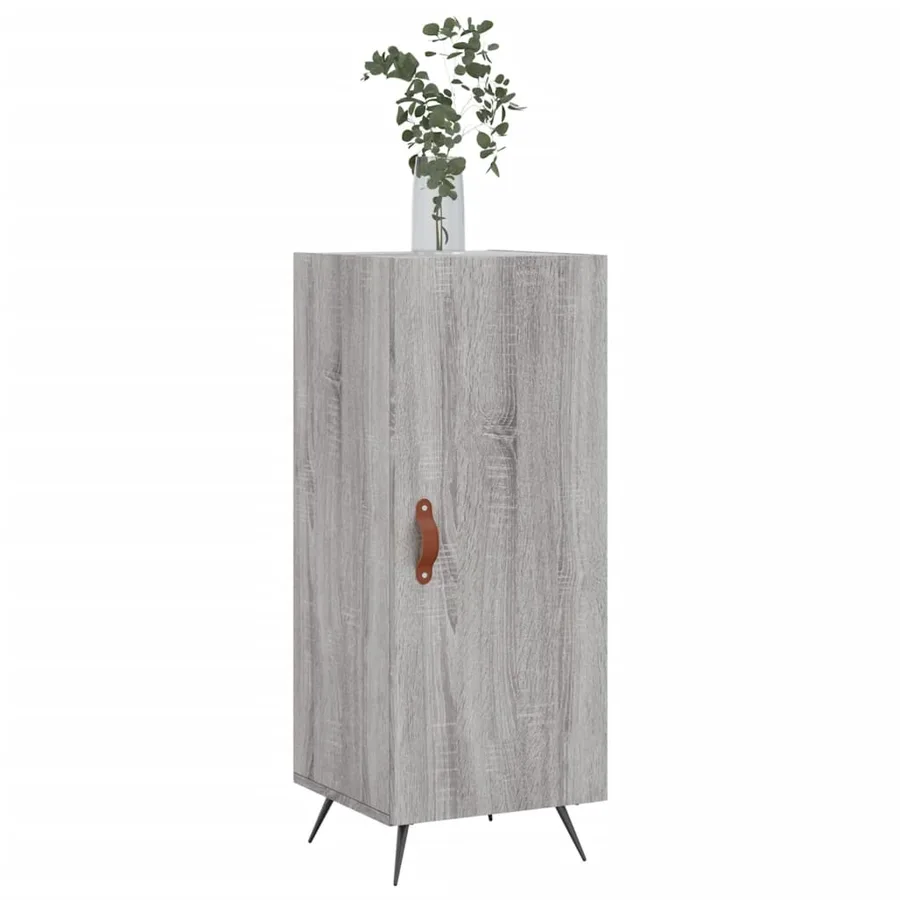 Buffet Sonoma gris 34,5x34x90 cm Bois d'ingénierie - 3