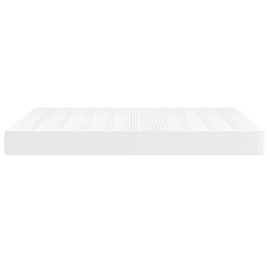 Matelas de lit à ressorts ensachés fermeté moyenne Blanc 140x200x20 cm - 4