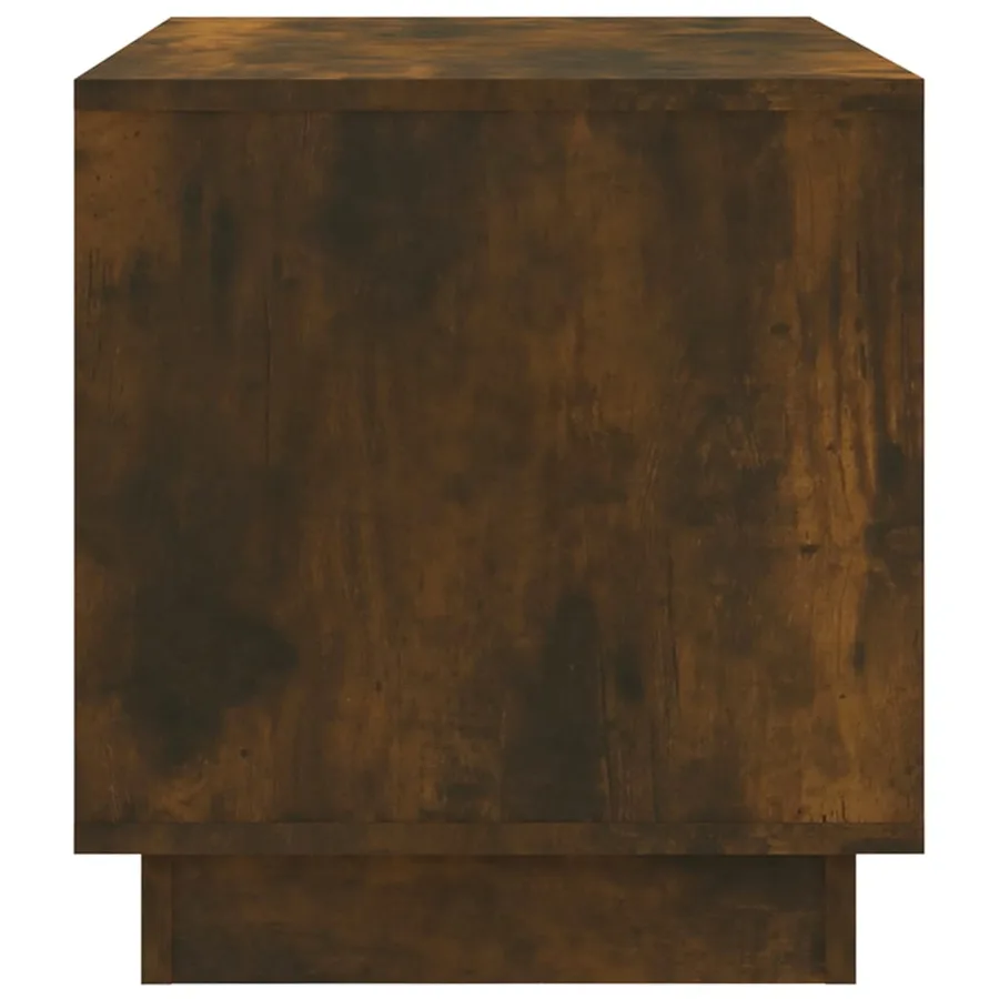 Meuble TV chêne fumé 70x41x44 cm bois d'ingénierie - 7