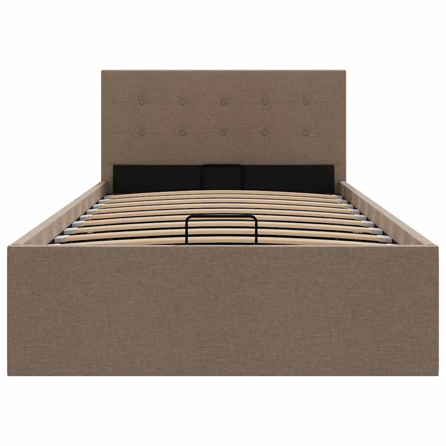 Cadre de lit à rangement hydraulique sans matelas 100x200 cm - 5
