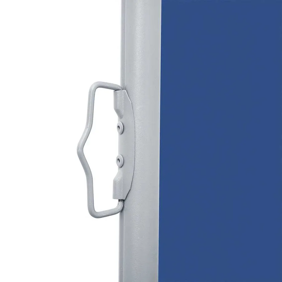 Auvent latéral rétractable Bleu 100 x 600 cm - 8