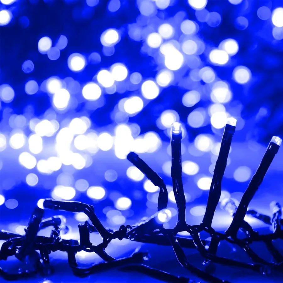 Guirlande lumineuse à LED groupées 3000 LED Bleu PVC - 4