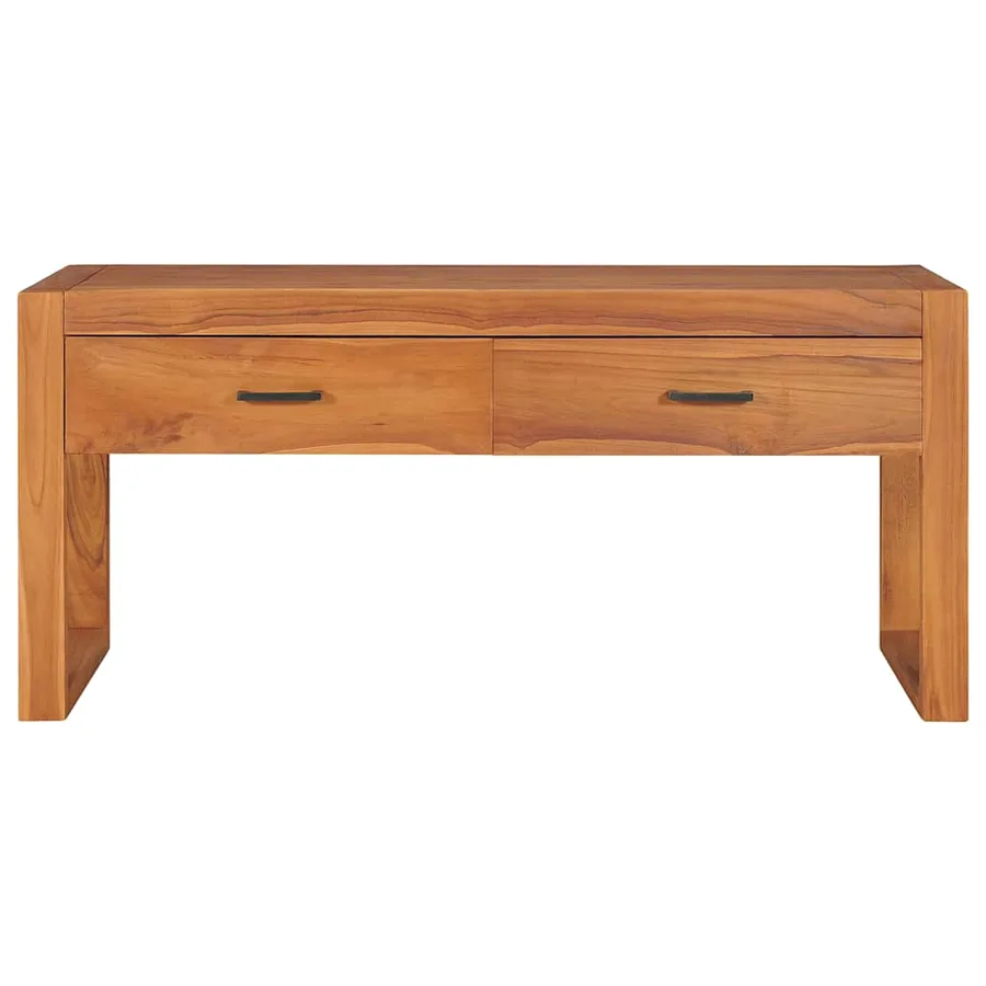 Meuble TV 100x40x45 cm Bois de teck - 2