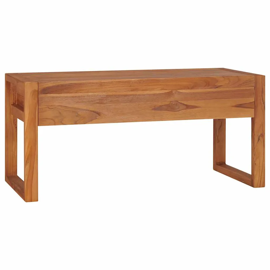 Meuble TV 100x40x45 cm Bois de teck - 4