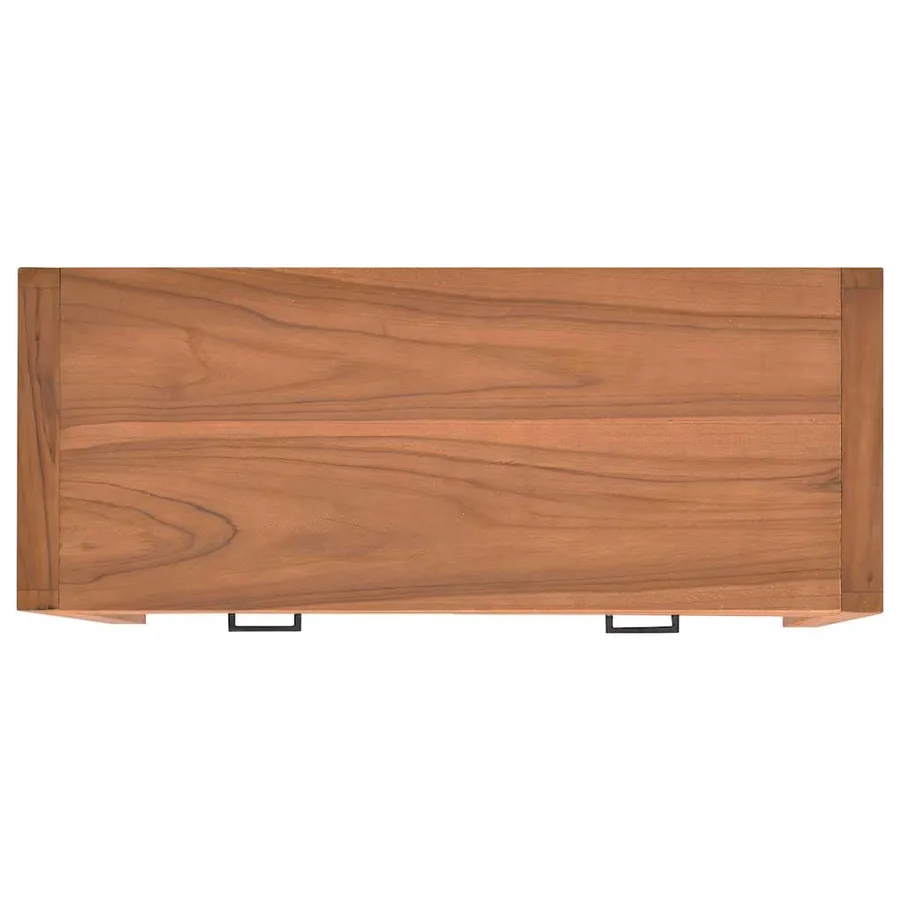 Meuble TV 100x40x45 cm Bois de teck - 5