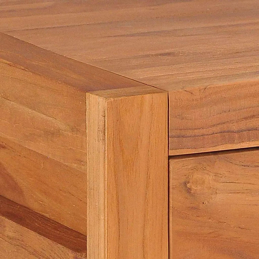 Meuble TV 100x40x45 cm Bois de teck - 7