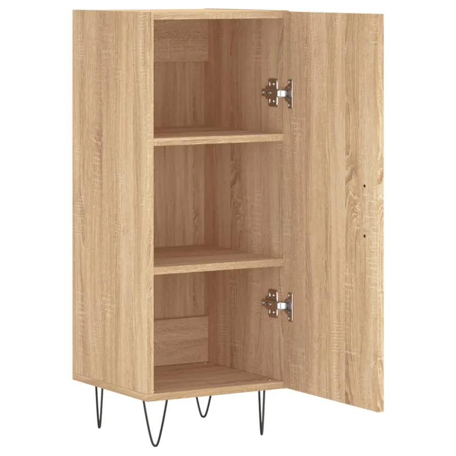 Buffet Chêne sonoma 34,5x34x90 cm Bois d'ingénierie - 6