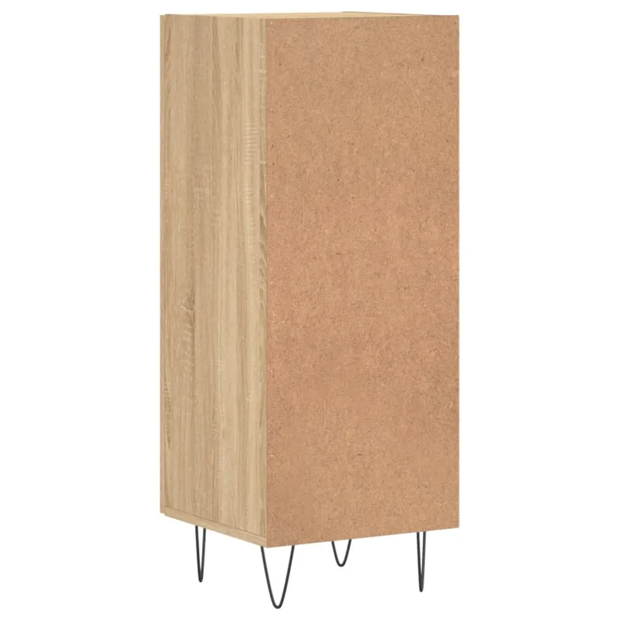 Buffet Chêne sonoma 34,5x34x90 cm Bois d'ingénierie - 8