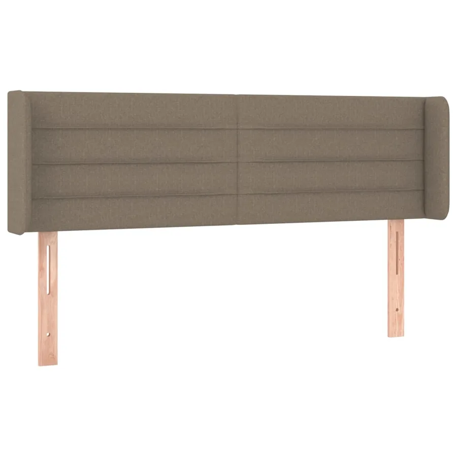 Tête de lit à LED Taupe 147x16x78/88 cm Tissu - 3