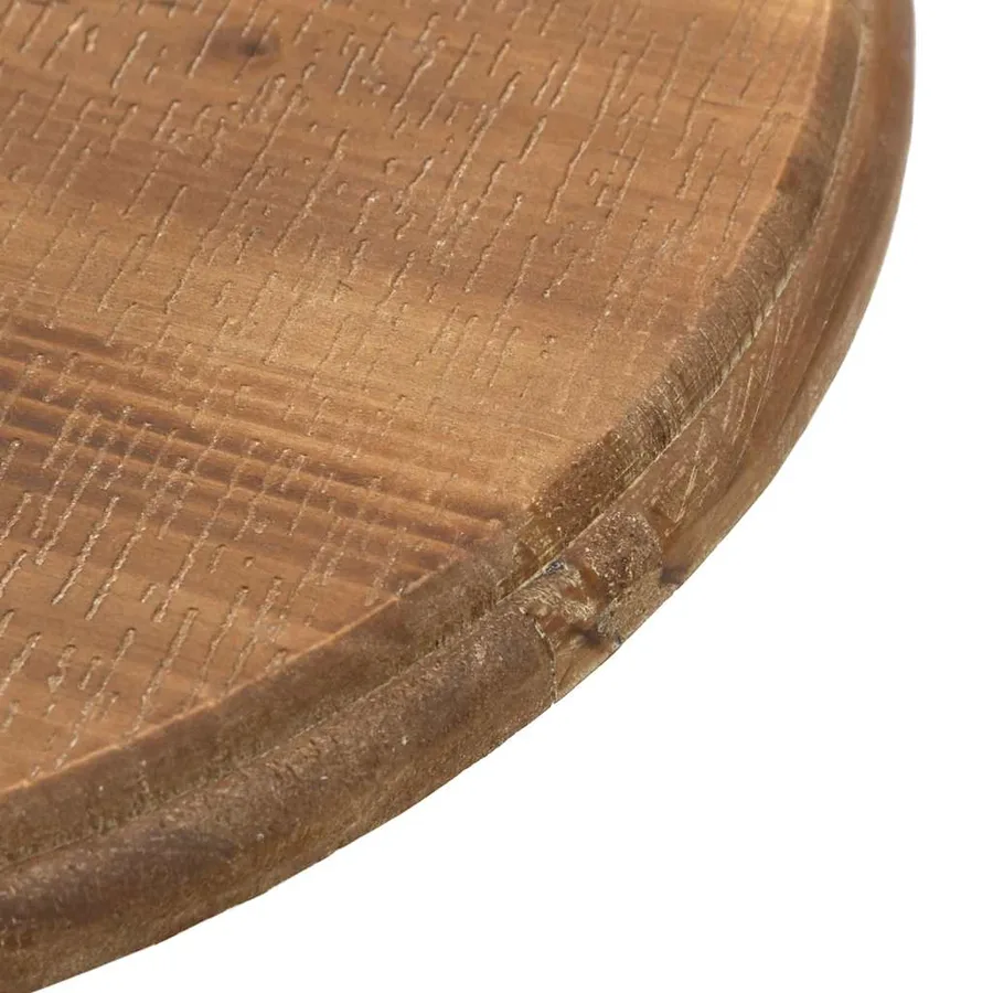 Table d'appoint Bois de sapin massif 40 x 64 cm Marron - 4