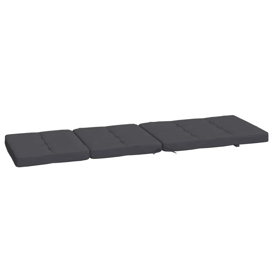 Coussins de chaise longue lot de 2 anthracite tissu oxford - 6