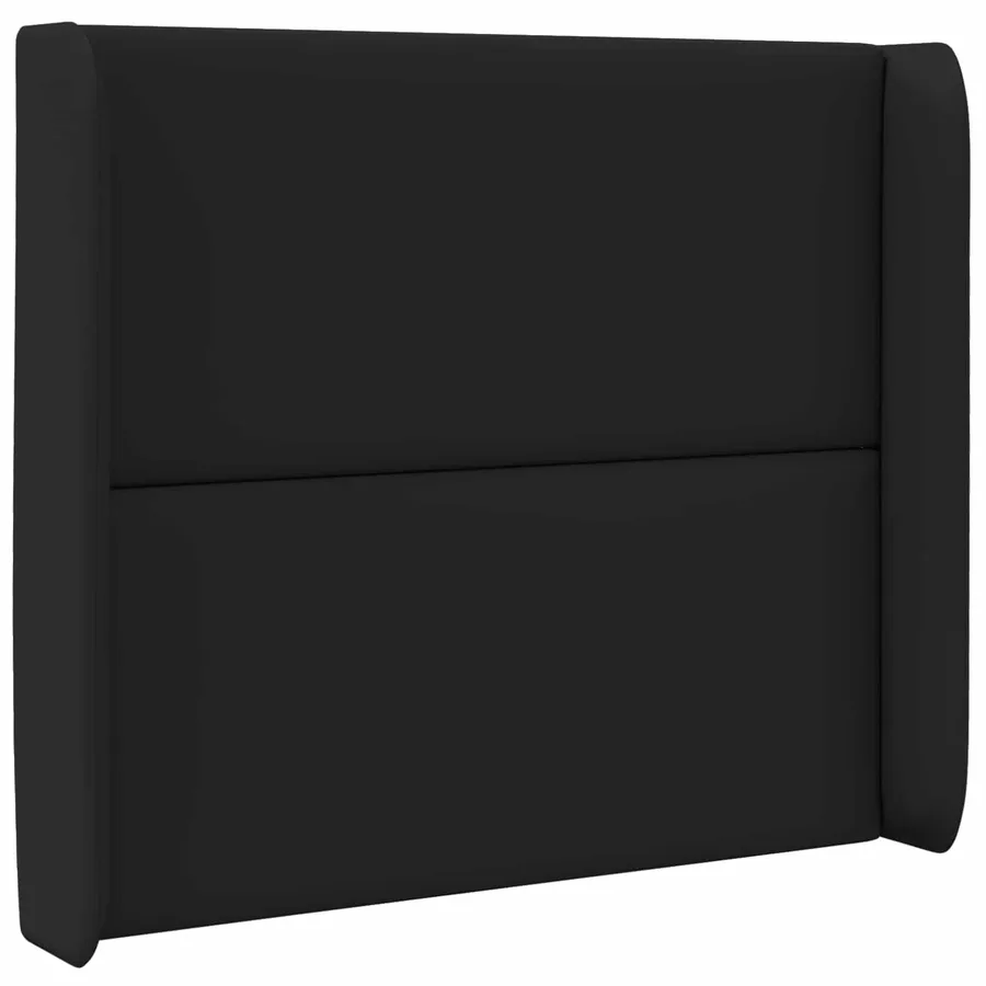 Oreille de tête de lit Noir 80 x 16 x 4 cm PVC - 3