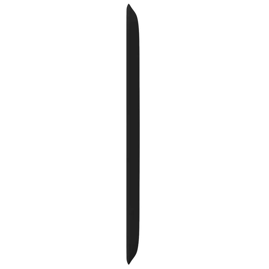 Oreille de tête de lit Noir 80 x 16 x 4 cm PVC - 6