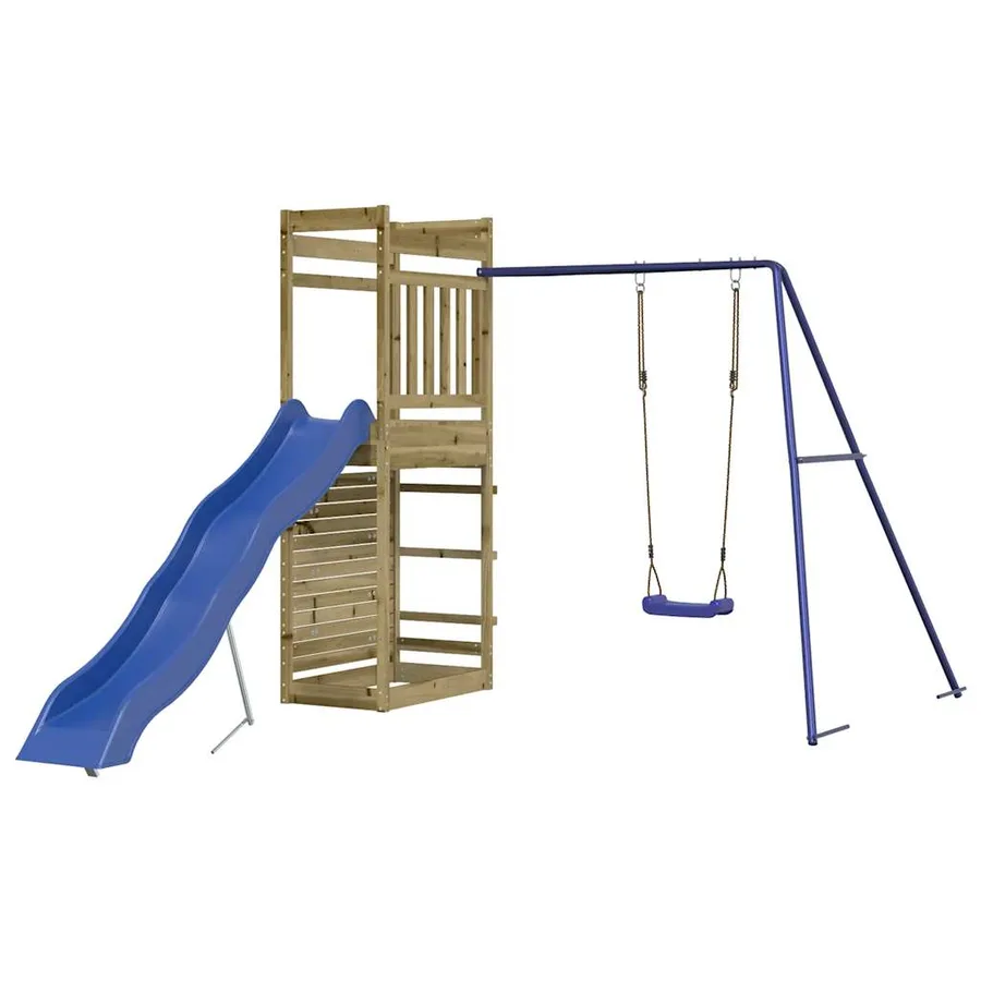 Aire de jeux d'extérieur bois de pin imprégné - 2