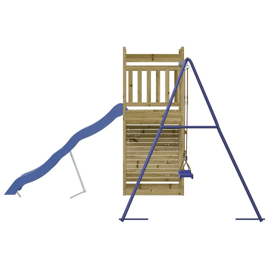 Aire de jeux d'extérieur bois de pin imprégné - 6