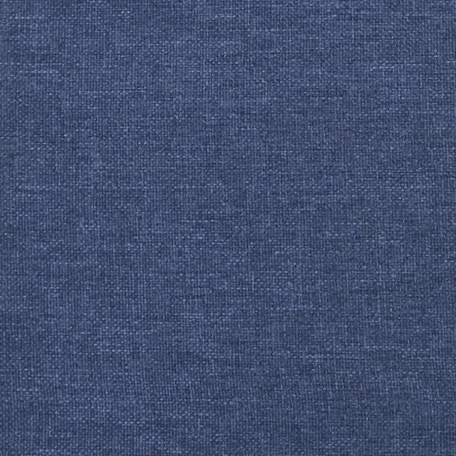 Cadre de lit sans matelas bleu tissu - 11