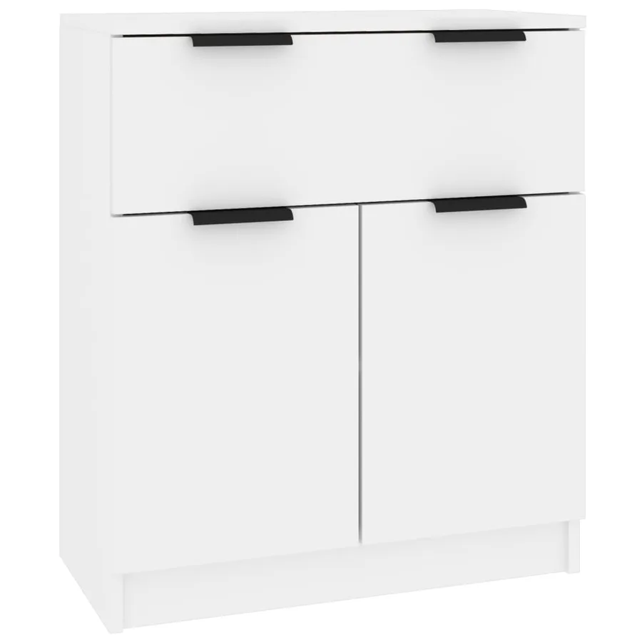 Buffets 3 pcs Blanc Bois d'ingénierie - 8