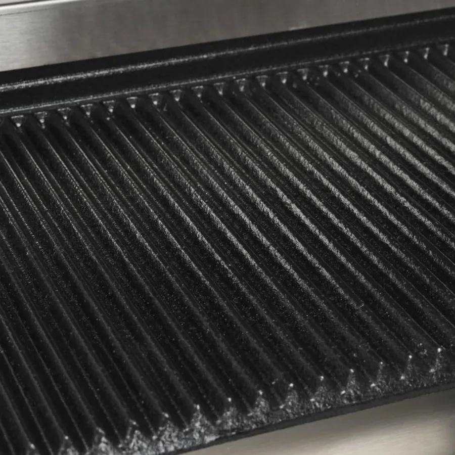 Gril de panini à double rainure 3600 W 57x30,5x20 cm - 11