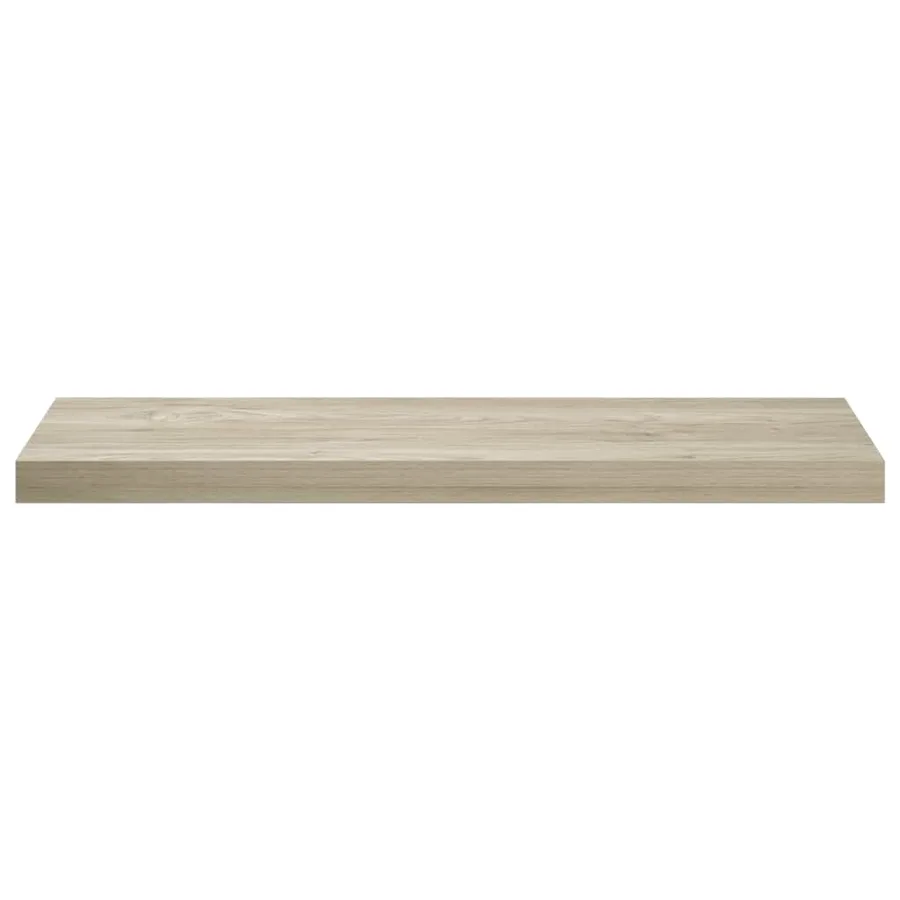 Étagères murales flottantes 2 pcs Chêne 80x23,5x3,8 cm MDF - 7
