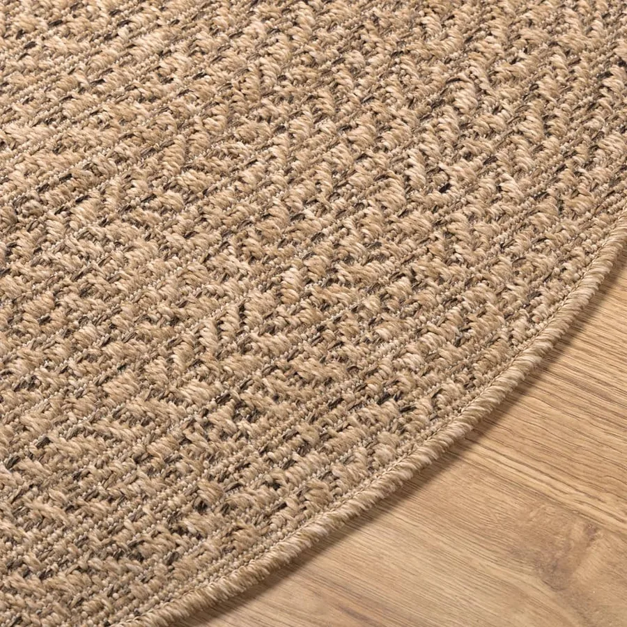 Tapis 90 cm aspect jute intérieur et extérieur - 8