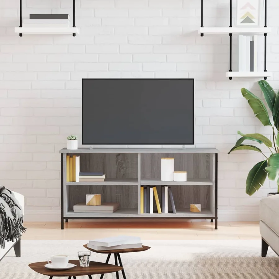 Meuble TV Sonoma gris 100x40x50 cm Bois d'ingénierie