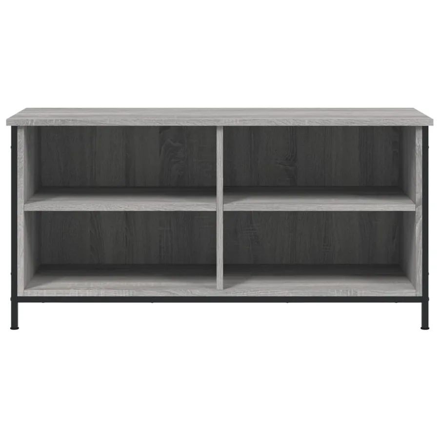 Meuble TV Sonoma gris 100x40x50 cm Bois d'ingénierie - 4