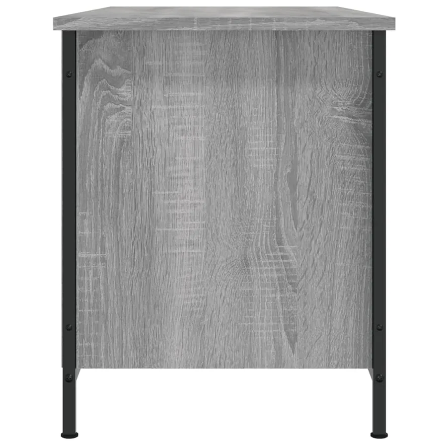 Meuble TV Sonoma gris 100x40x50 cm Bois d'ingénierie - 5