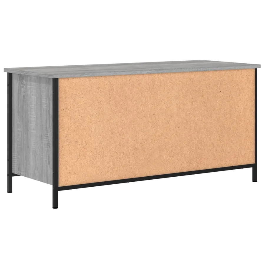Meuble TV Sonoma gris 100x40x50 cm Bois d'ingénierie - 6